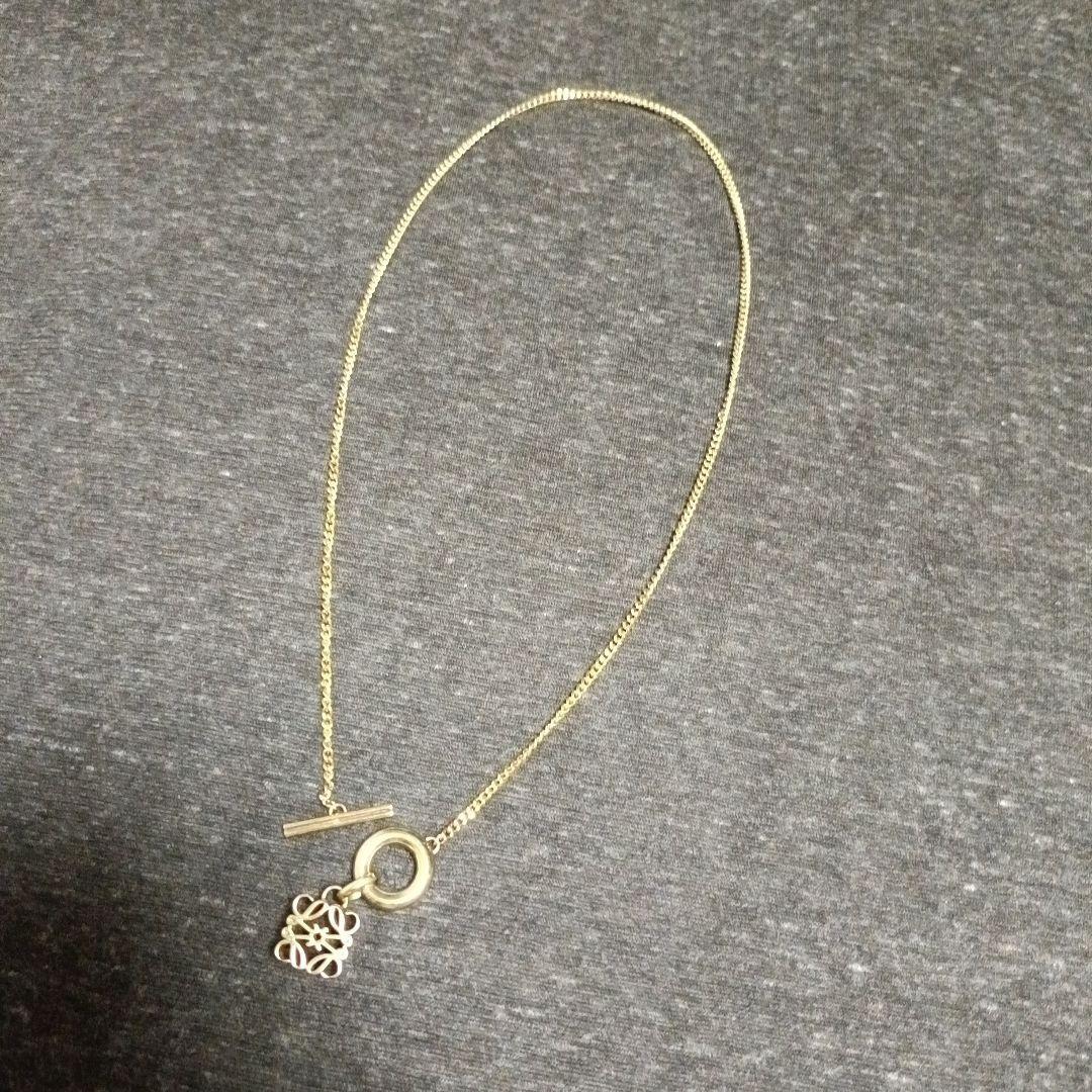 Loewe Anagram Gold Necklace | eBay