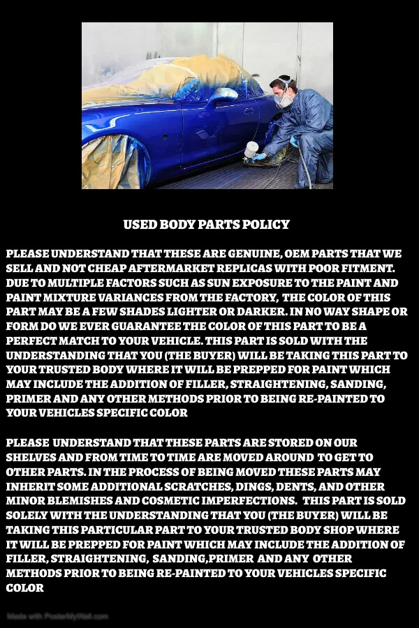 92-96 HONDA PRELUDE - БОКОВАЯ ЮБКА РОКЕР МОЛДИНГ ОТДЕЛКА - ПАССАЖИР СПРАВА OEM #138 - Изображение 4 из 4