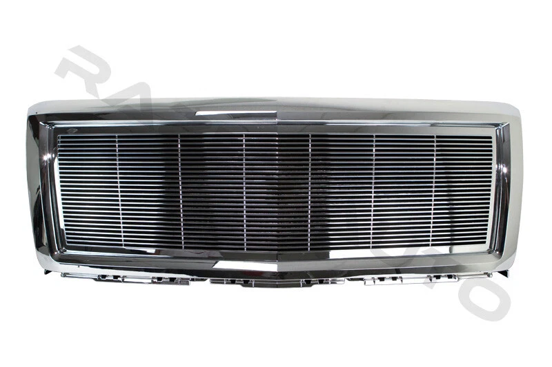 Grelha de tarugo cromada de substituição completa + carcaça para 14-15 Chevy Silverado 1500 - Imagem 2 de 3