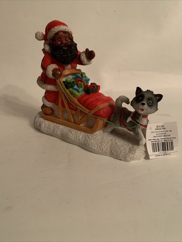 Santa Tabletop Decoration. Plastic Resin - Bild 1 von 11