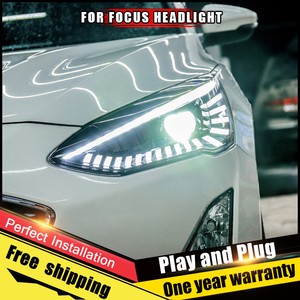 Hid Headlights Assembly For Ford Focus 19 Bi Xenon Beam Led Dynamic Turn Ebay