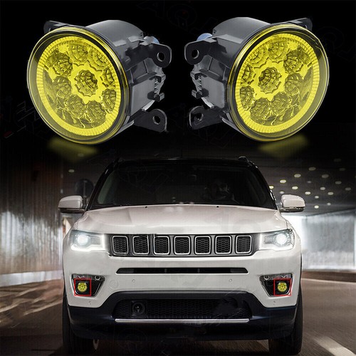 Front LED yellow Fog Lights Bumper Lamp For Subaru WRX / STI 2015 2016-2019 2020 - Picture 10 of 12