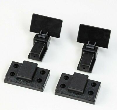 Deckelscharnier Kit für Audio Technica AT-LP120 Plattenspieler - Paar Scharniere & Platten