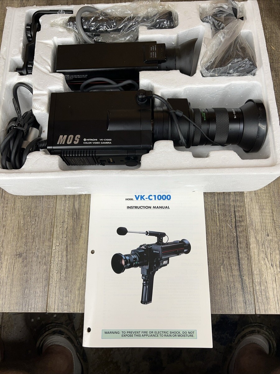 Hitachi VK-C1000 First Consumer Color Video Camera Great