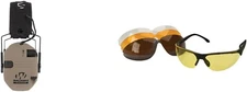 Walker'S Razor Slim Electronic Earmuffs Sport Glasses with Interchangeable Lens