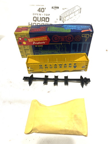 Tolva cuádruple Roundhouse Delaware Hudson 40' techo abierto D & H 2758 DG410 | Zustand: New
