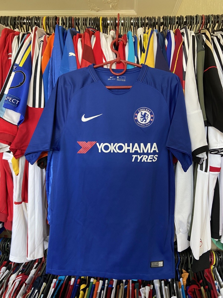 CHELSEA 2017 2018 HOME FOOTBAL SHIRT SOCCER JERSEY 905513-498 sz S