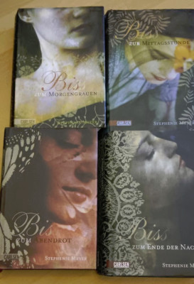 4 Bände Twilight Saga Biss zum ... von Stephenie Meyer Hardcover
