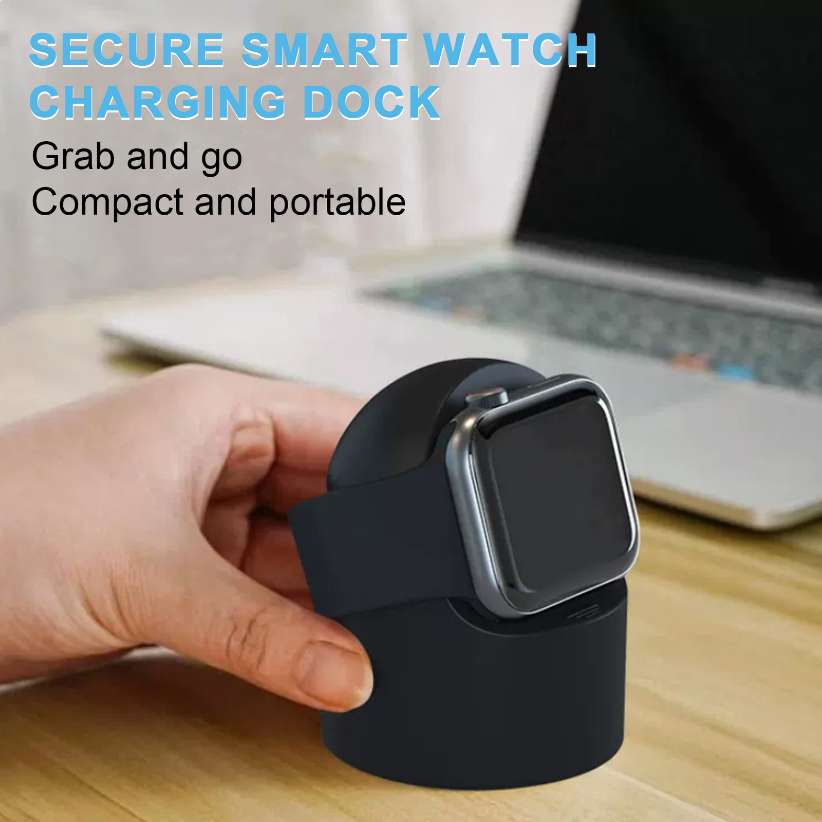 Charging Station Cradle Silicone Smartwatch Charging Stand Holder for Iwatch-image