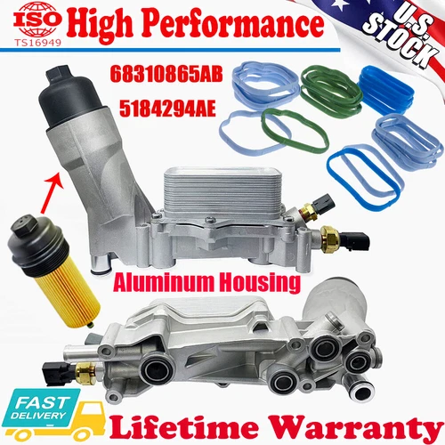 Engine Oil Cooler Filter Housing Assembly For Dodge Chrysler Jeep 2011-2022 3.6L