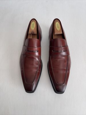 Magnanni Walden Slip On Dress Shoe Loafer 15447 - Mahogany  display picture 3