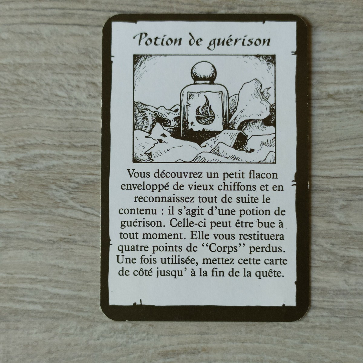 Carte Trésor Piège Pour HeroQuest - Pièce Détachée Occasion - Jeu De Société