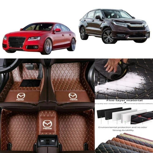 For Mazda All Models Car Floor Mats Anti-slip Luxury Custom Carpets Waterproof - Picture 10 of 43