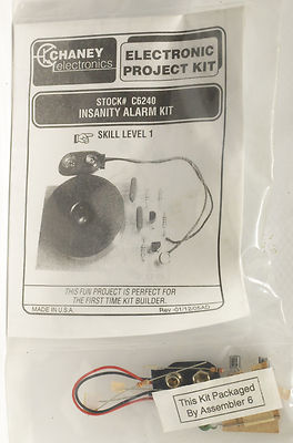 Chaney Electronics Insanity Alarm Kit C6240 - NEW