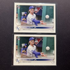 (2) 2022 Topps Update Series - Rookie Debut Bobby Witt Jr. #US187 (RC)