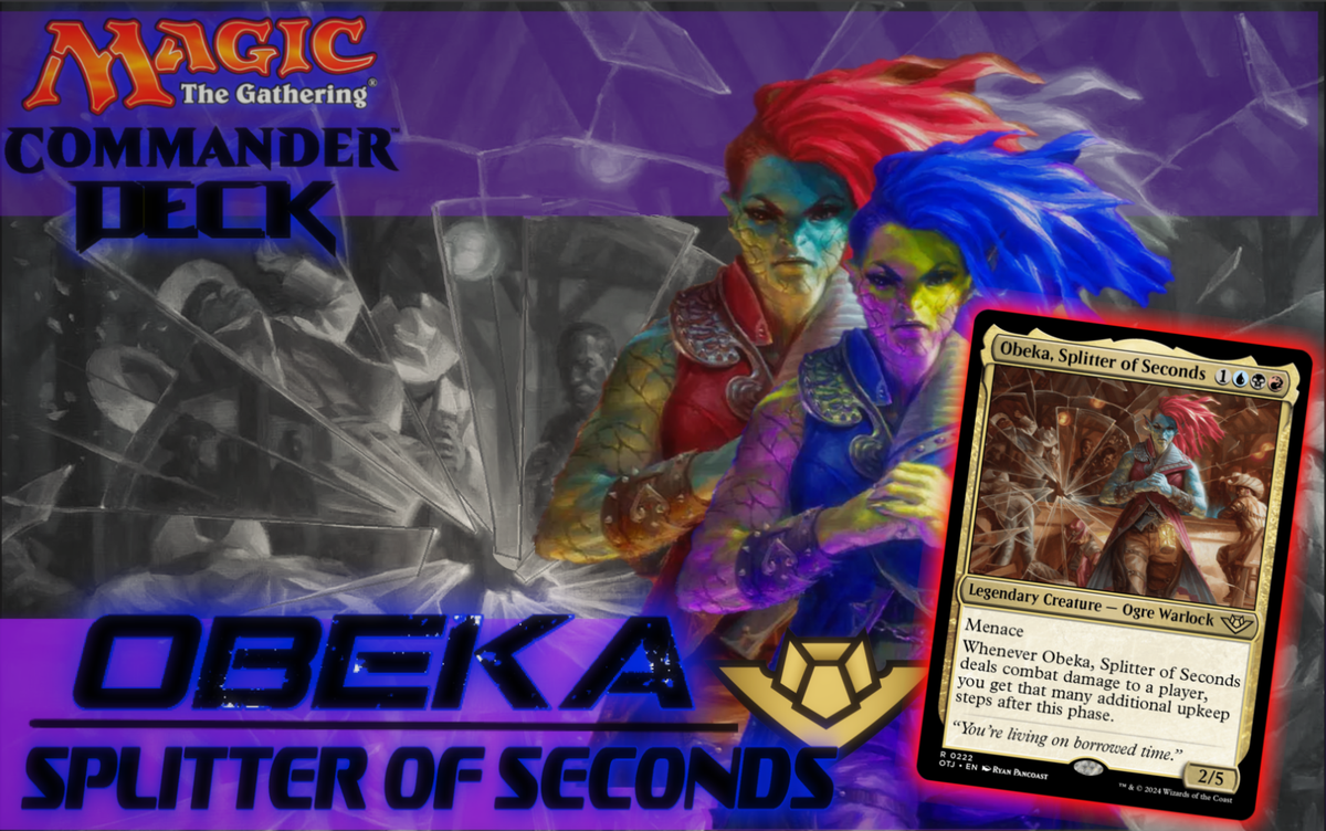 mtg obeka commander deck Obeka, Spitter of Seconds EXTRA UPKEEPS Magic MTG Custom Commander Deck main image 1