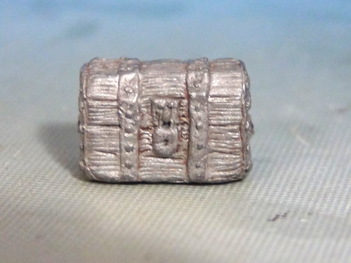 Ral Partha Dungeon Delving Objective Terrain Locked Chest Metal 25mm D&D OOP