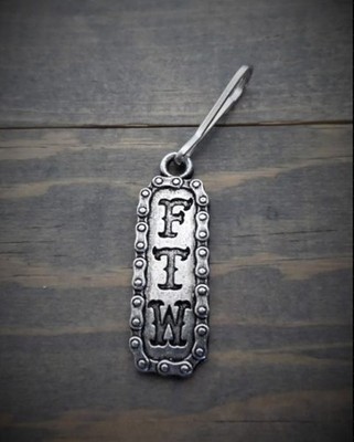 FTW Zipper Pull Ride Biker Accessory Gift Charm BZP-38, USA