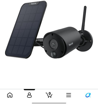 4 REOLINK Argus Eco 2K 5MP Wi-Fi Wireless Solar/Battery Security Cameras Black