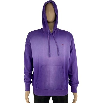 DIESEL Men Purple S-Rob-Hood-R2 Hoodie Sweater Jumper Size S