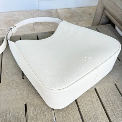 Tory Burch Thea Large Bucket Leather Shoulder Bag 159416 New Ivory