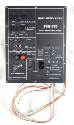 Swans /Hi-Vi Research SUB-250 Subwoofer Plate Amplifier