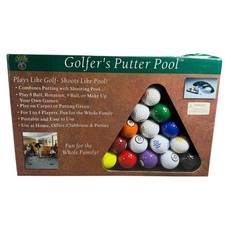 Club Champ Golfer's Putter Pool Game Set Model 9531 Billiard Style Golf Putting