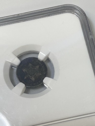 1851 3 Cents type 1 - no lines bordering star. NGS VF25 - 第 8/12 張圖片