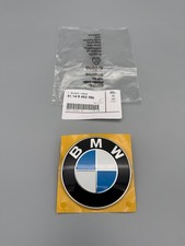 1x NEUE 8492586 Original BMW Plakette 3D Emblem LOGO Ø 74mm 51148492586
