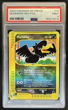 2003 Pokemon Skyridge Murkrow Reverse Holo #79/144 PSA 9
