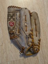 Rawlings RSG1 Baseball Softball Glove Fastback Model 13.5" RHT Leather Pre-owned
