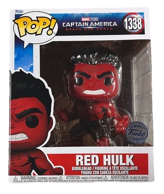 Funko Pop RED HULK #1338 Captain America Marvel Movies Special Bobble Figur 6''