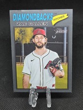  2026 Topps Heritage Zac Gallen Dark Gray Variation SP #254 - Diamondbacks 