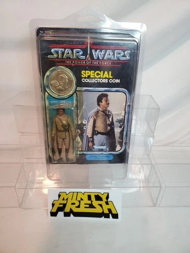 Vintage Star Wars Lando Calrissian General Pilot POTF Kenner w/ Coin Carded