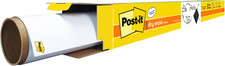 3M Post-it DEF6X4, Dry  Erase Surface  Stain-Proof Whiteboard 6 x 4 ft Roll