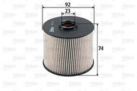 Kraftstofffilter Valeo 587927 Filtereinsatz FüR Fiat Peugeot DS Ford Focus MAX 2