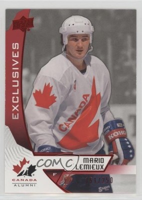 2019 Upper Deck Team Canada Juniors Exclusives 151/250 Mario Lemieux #98 HOF 0ad