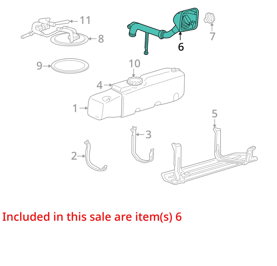 SE ADAPTA A TUBO FORD RANGER 2004-2006 - LLENADO DE COMBUSTIBLE 4L5Z9034AA - NUEVO FABRICANTE DE EQUIPOS ORIGINALES 4L5Z9034AA Foto 2 de 3