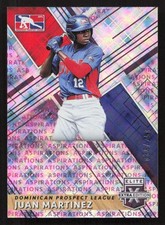 2019 Panini Elite Extra Edition Juan Martinez Aspirations Purple #/250 #206 Card