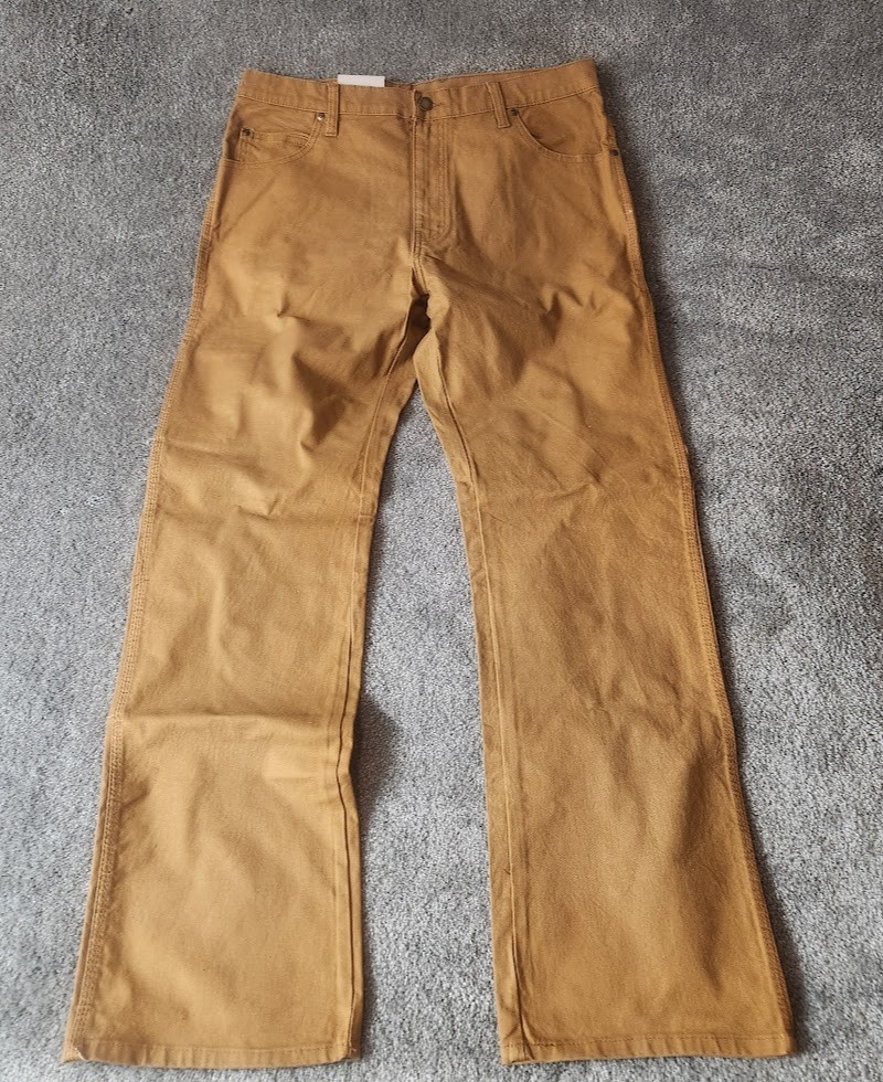 &rsquo;s 34x34 Tan Canvas Utility Pants Relaxed Fit