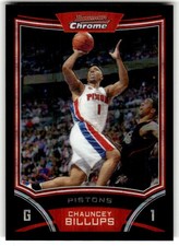 2008-09 Bowman Chauncey Billups Chrome X-Fractors #/299 #71
