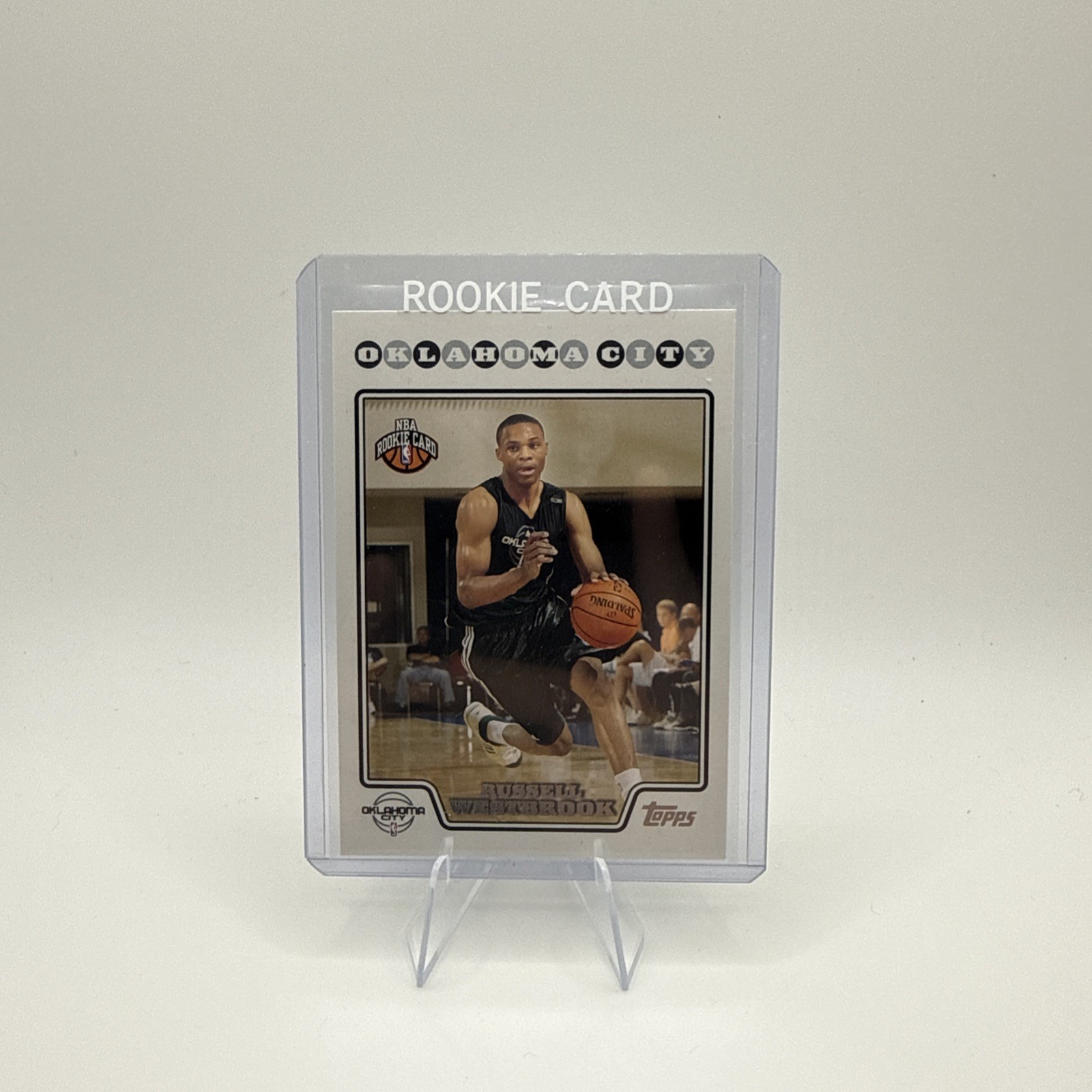 2008 Topps #199 Russell Westbrook NBA Rookie Card RC OKC Centered!