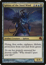 Sphinx of the Steel Wind #9 (Foil) MP Premium Deck Series: Graveborn Magic MTG