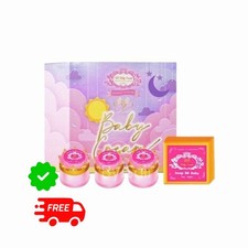 Set 4 pcs 1 Box BB Baby Cream Moisturizing Glowing Protect Nourish Facial 12 g.