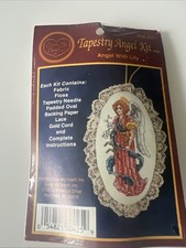 Cross My Heart Tapestry Angel Kit  NEW CSK-377 “Angel With Lily “ Vintage 1995