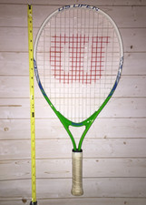 Wilson US Open 23" Size 3 5/8 Tennis Racquet Red White Blue Preowned