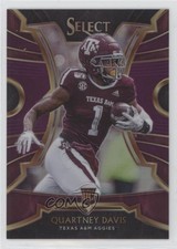 2020 Panini Chronicles Draft Picks Select Purple Prizm 82/99 Quartney Davis 1l2