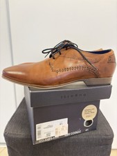 Herren Business Schuhe cognac Braun Bugatti Größe 41