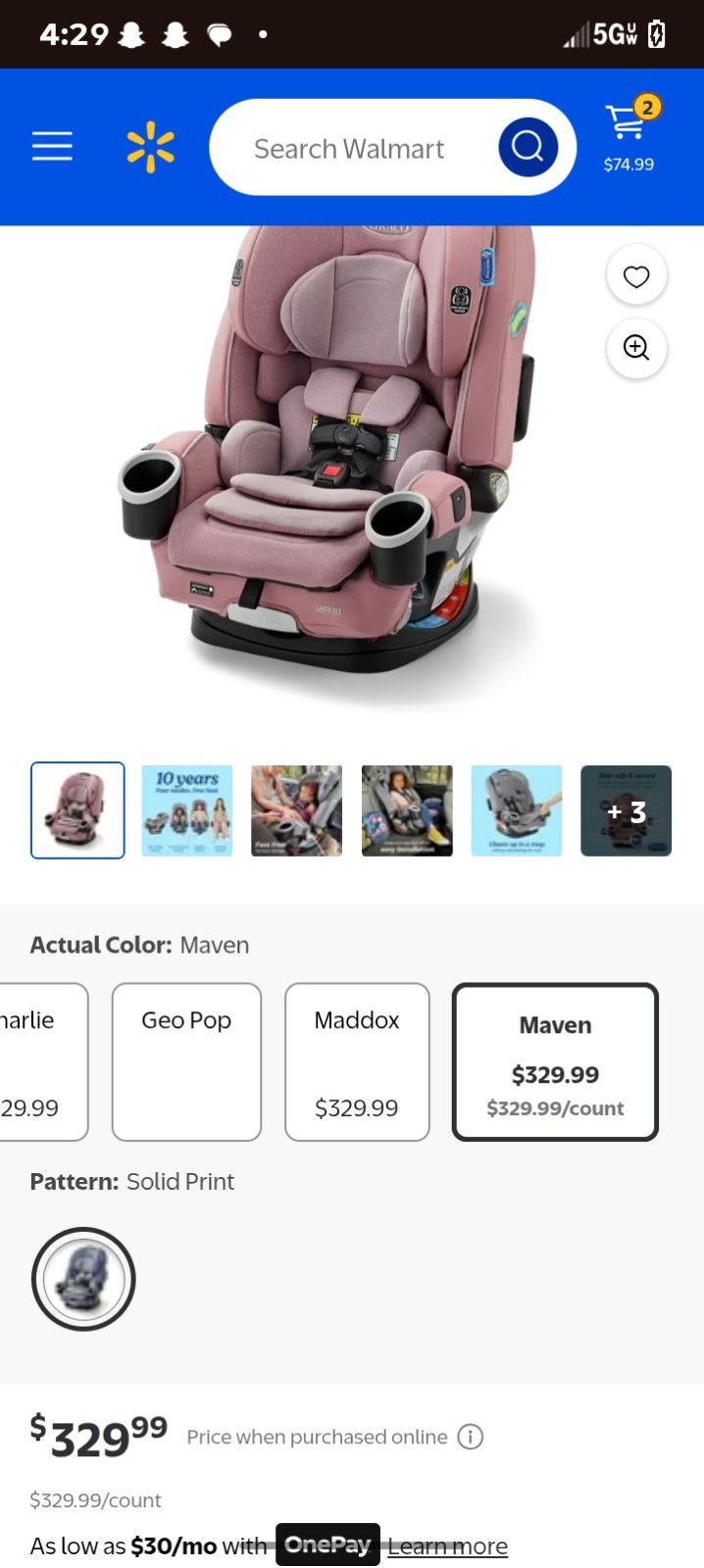 NEW-Graco DLX 4 N 1 Car Seat Sealed