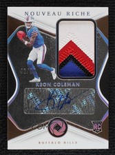 2024 Gold Standard Nouveau Riche Holo Silver 42/89 Keon Coleman Patch Auto 1co7